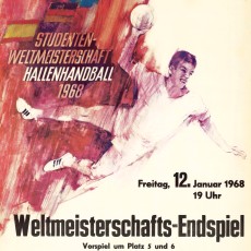 Weltmeisterschaftsendspiel im Hallenhandball 1968